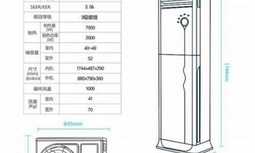 2p柜机空调尺寸_柜机2p空调适用多大面积_1